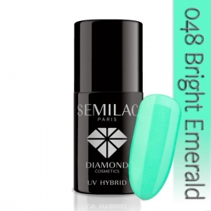048 uv hybrid semilac bright emerald 7ml