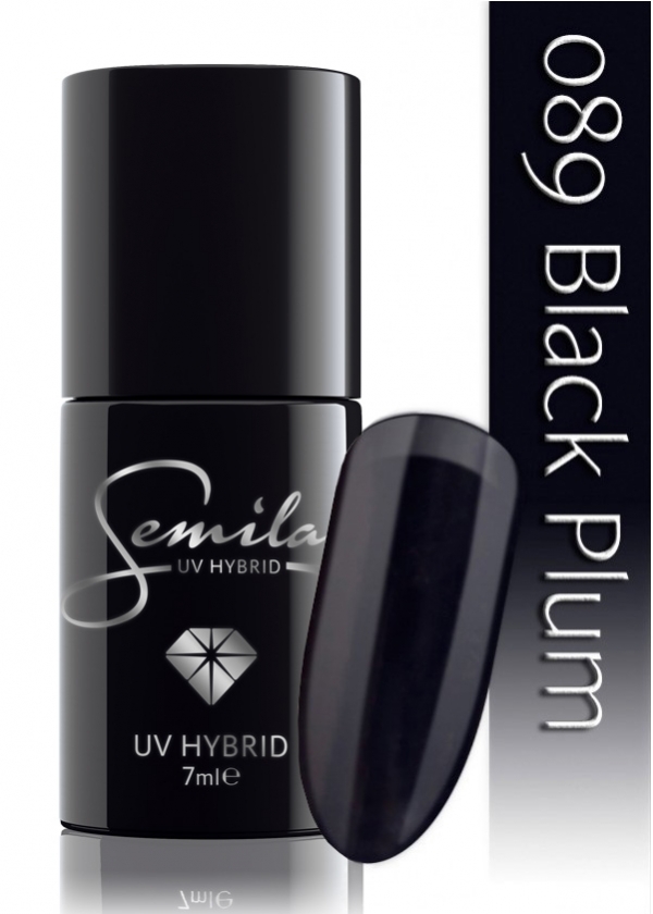 089 uv hybrid semilac black plum 7ml