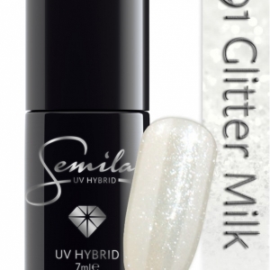 091 uv hybrid semilac glitter milk 7ml