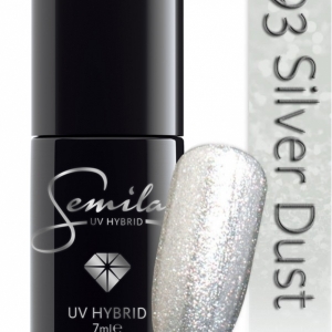 093 uv hybrid semilac silver dust 7ml