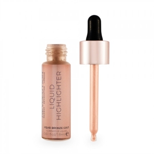 makeup revolution liquid highlighter bronze gold