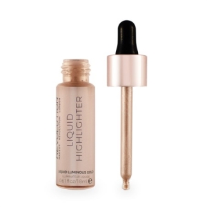 makeup revolution liquid highlighter luminous gold