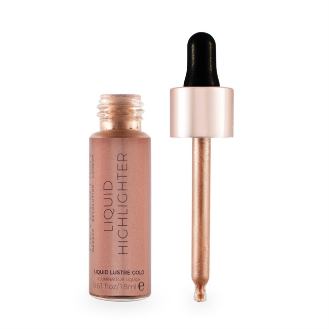 makeup revolution liquid highlighter lustre gold