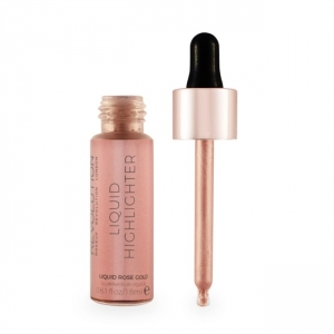 makeup revolution liquid highlighter rose gold