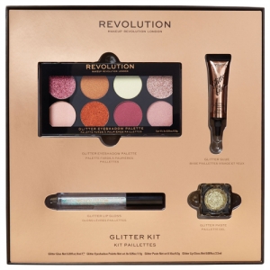 makeup revolution glitter kit brokatowy zestaw