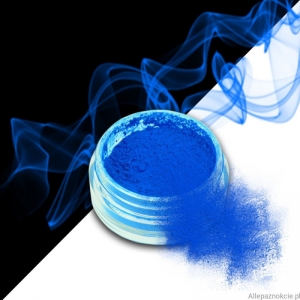 smoke nails pigment do efektu dymu blue 12
