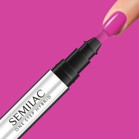s685 semilac one step hybrid pink purple 3ml